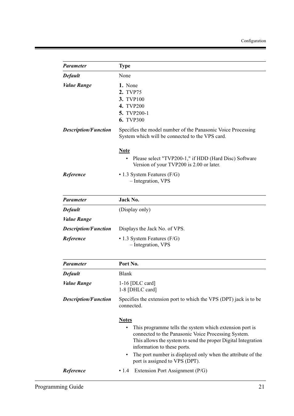 Panasonic KX-TD500 User Manual | Page 21 / 394