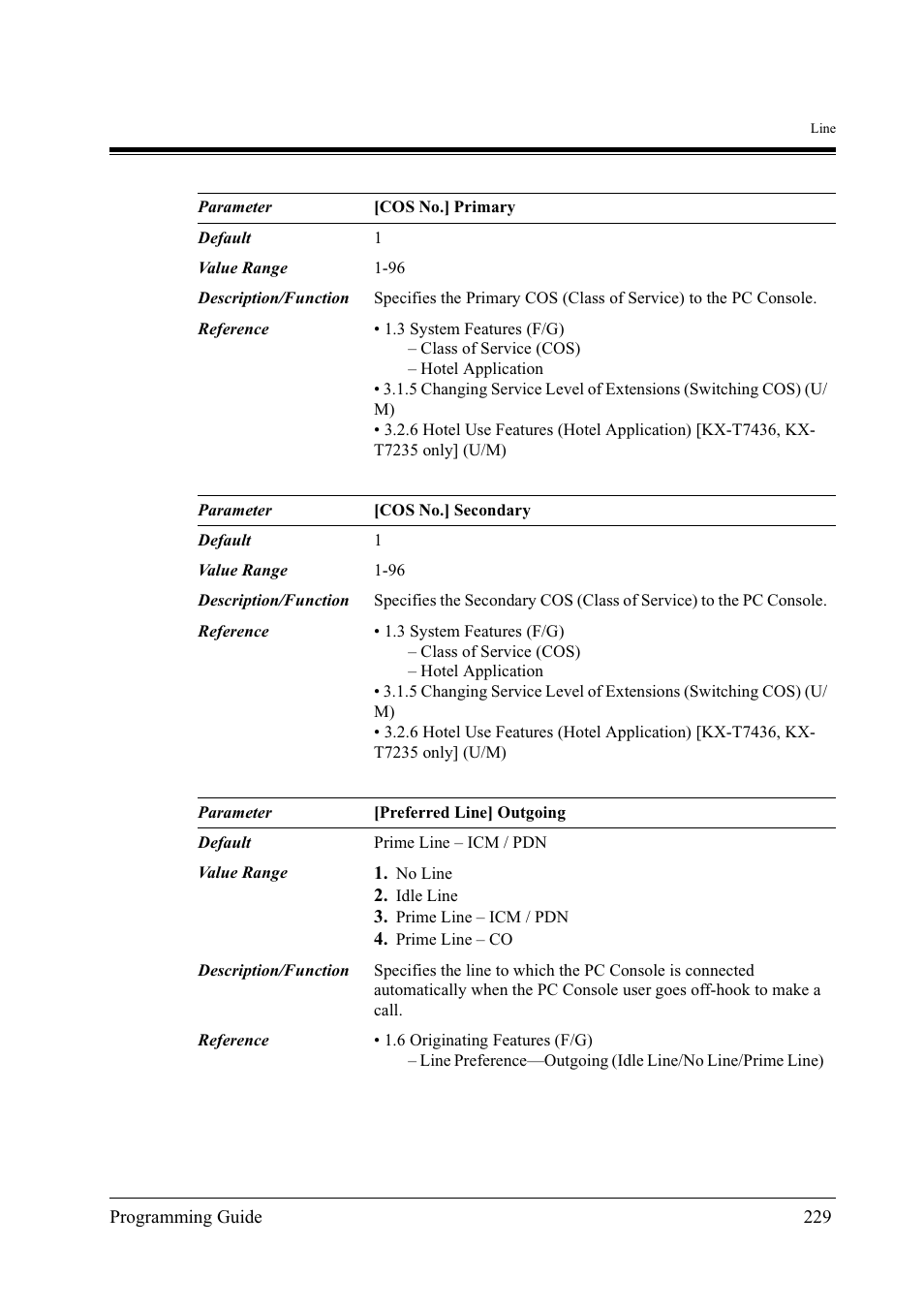 Panasonic KX-TD500 User Manual | Page 229 / 394