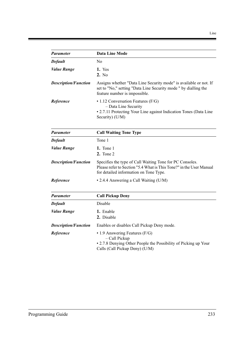 Panasonic KX-TD500 User Manual | Page 233 / 394