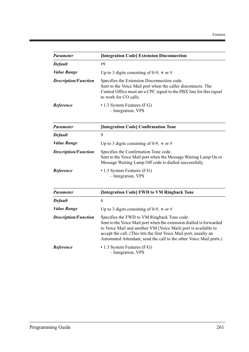 Panasonic KX-TD500 User Manual | Page 261 / 394