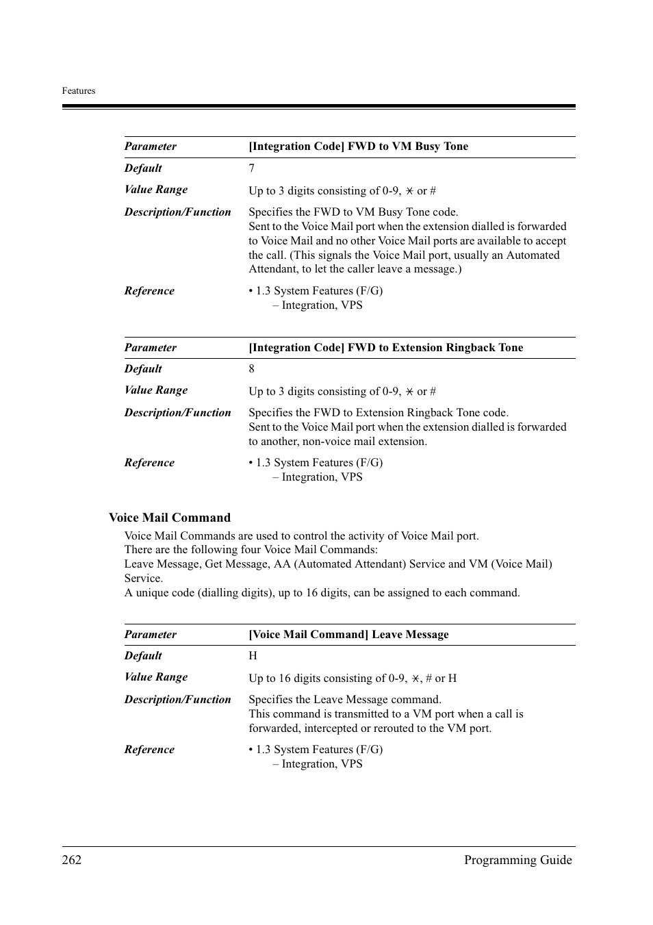 Panasonic KX-TD500 User Manual | Page 262 / 394