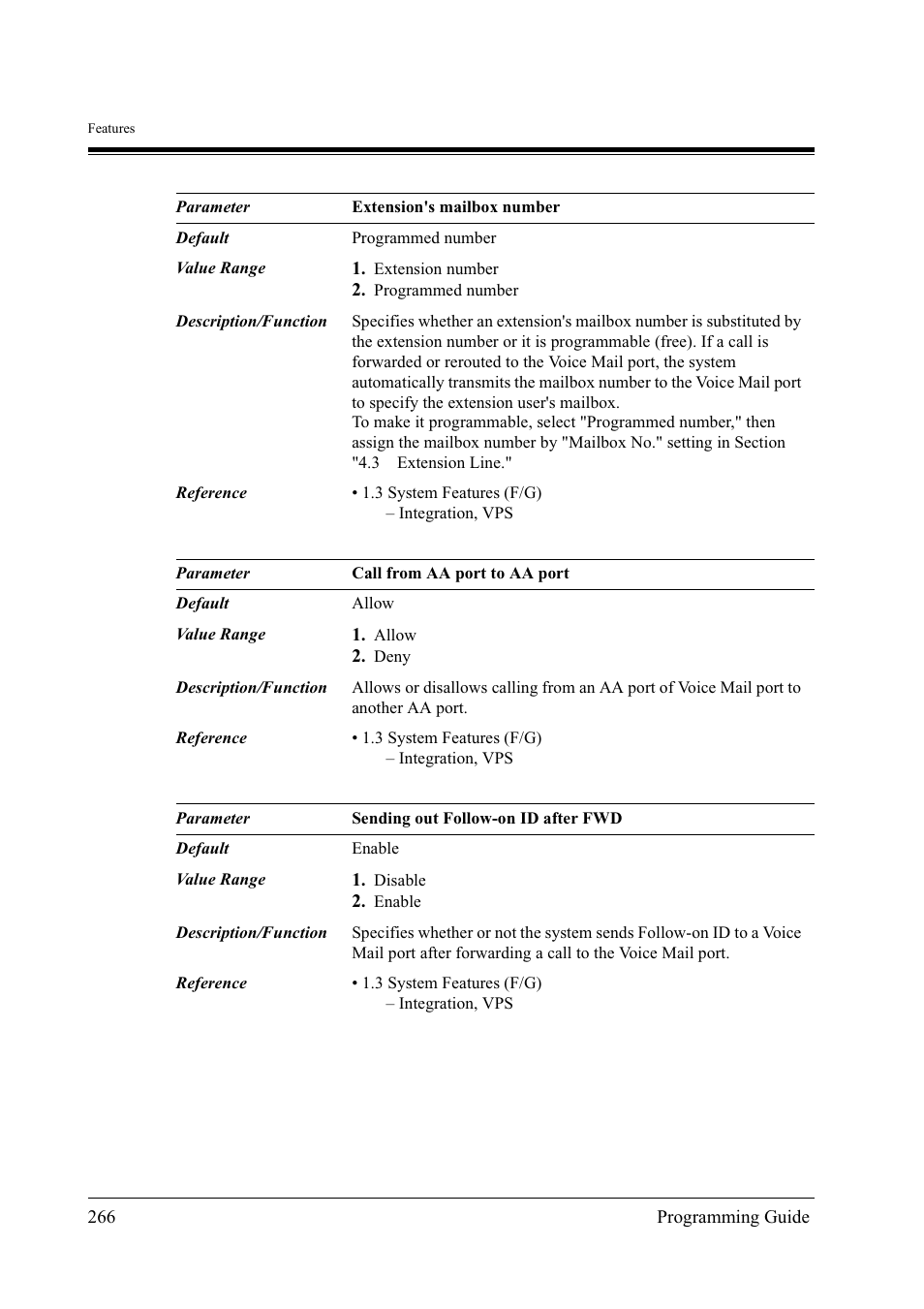 Panasonic KX-TD500 User Manual | Page 266 / 394