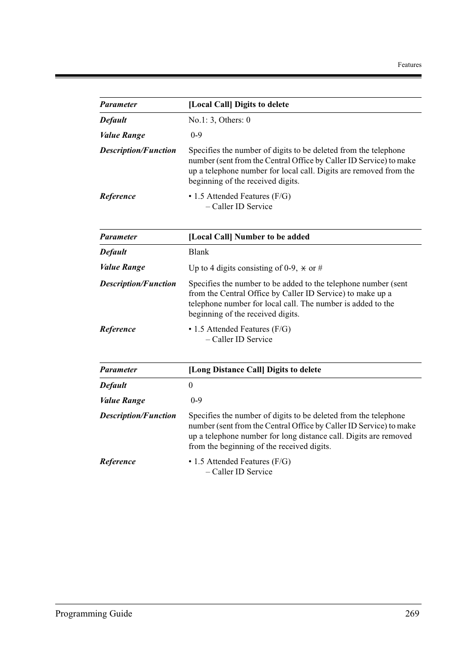 Panasonic KX-TD500 User Manual | Page 269 / 394