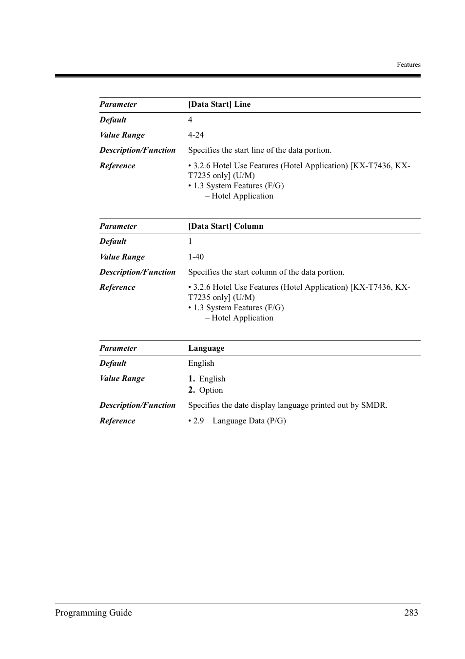 Panasonic KX-TD500 User Manual | Page 283 / 394