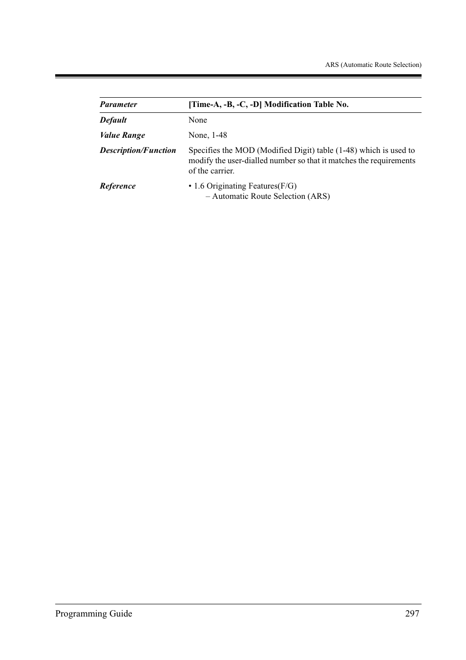 Panasonic KX-TD500 User Manual | Page 297 / 394