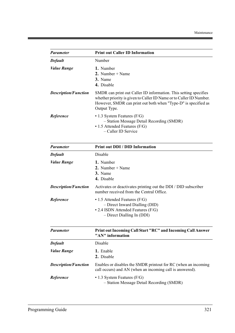 Panasonic KX-TD500 User Manual | Page 321 / 394