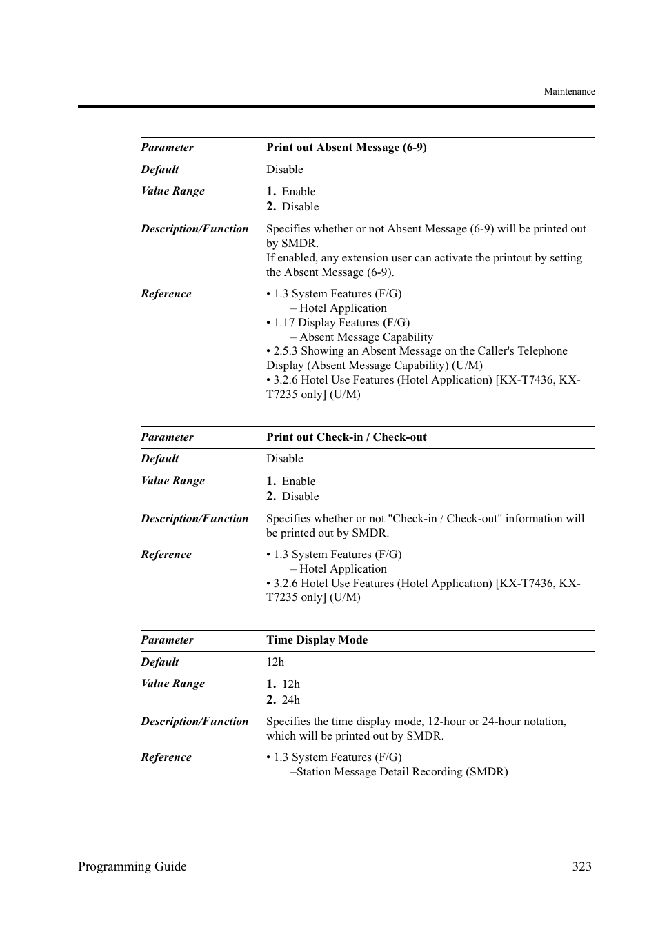 Panasonic KX-TD500 User Manual | Page 323 / 394