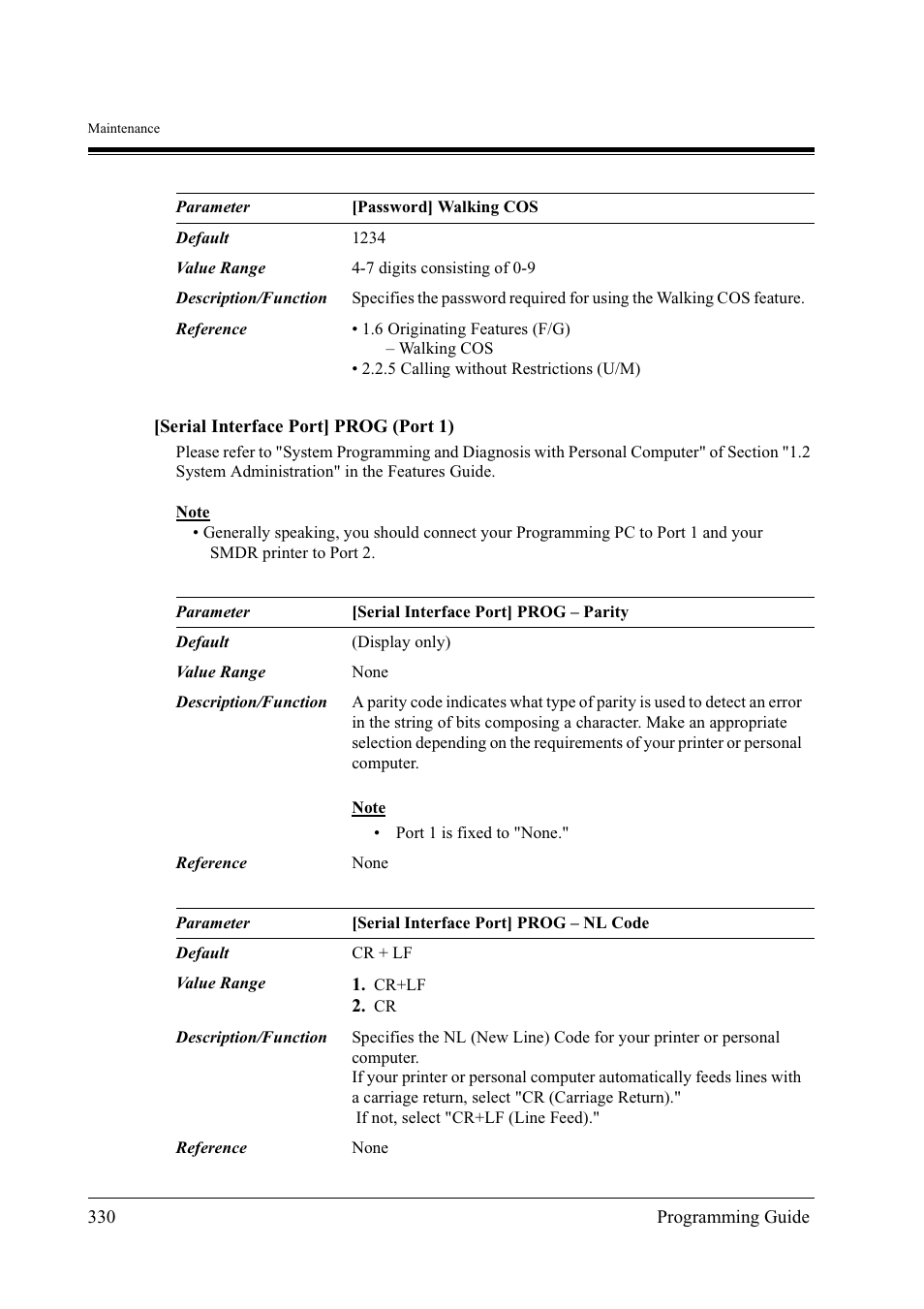 Panasonic KX-TD500 User Manual | Page 330 / 394