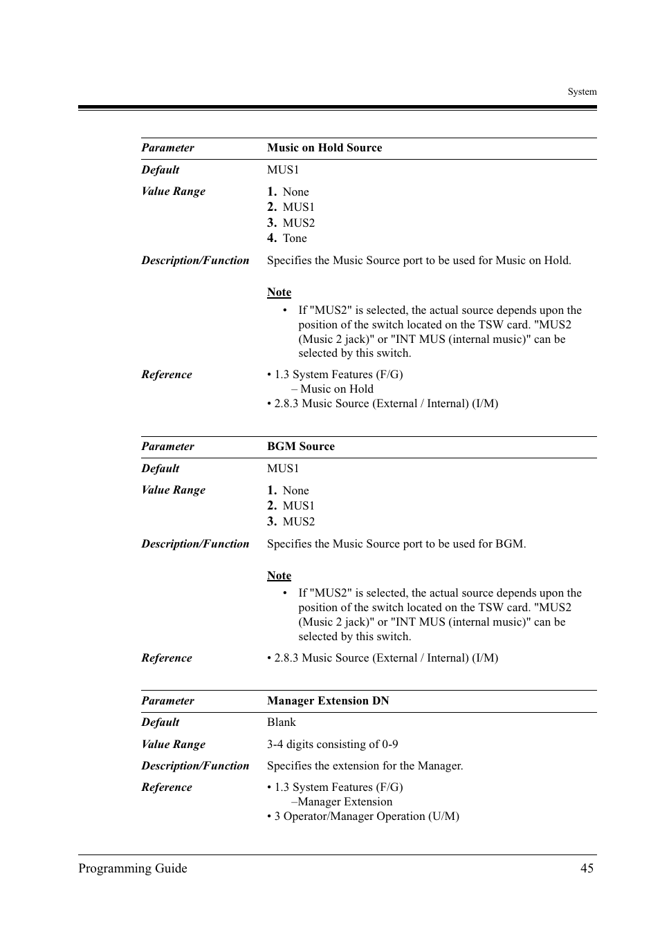 Panasonic KX-TD500 User Manual | Page 45 / 394