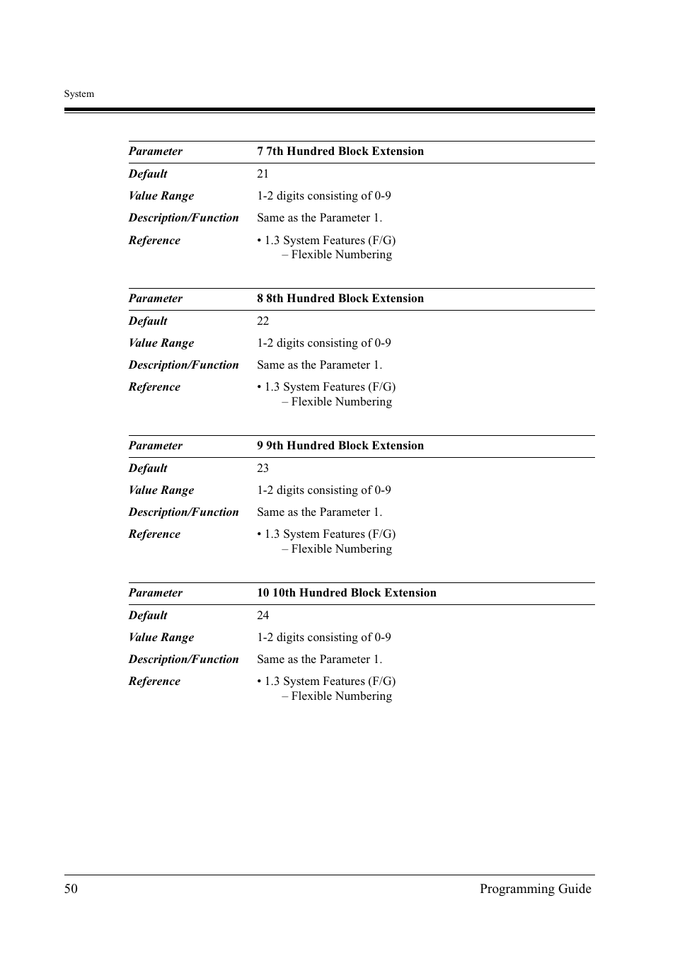 Panasonic KX-TD500 User Manual | Page 50 / 394