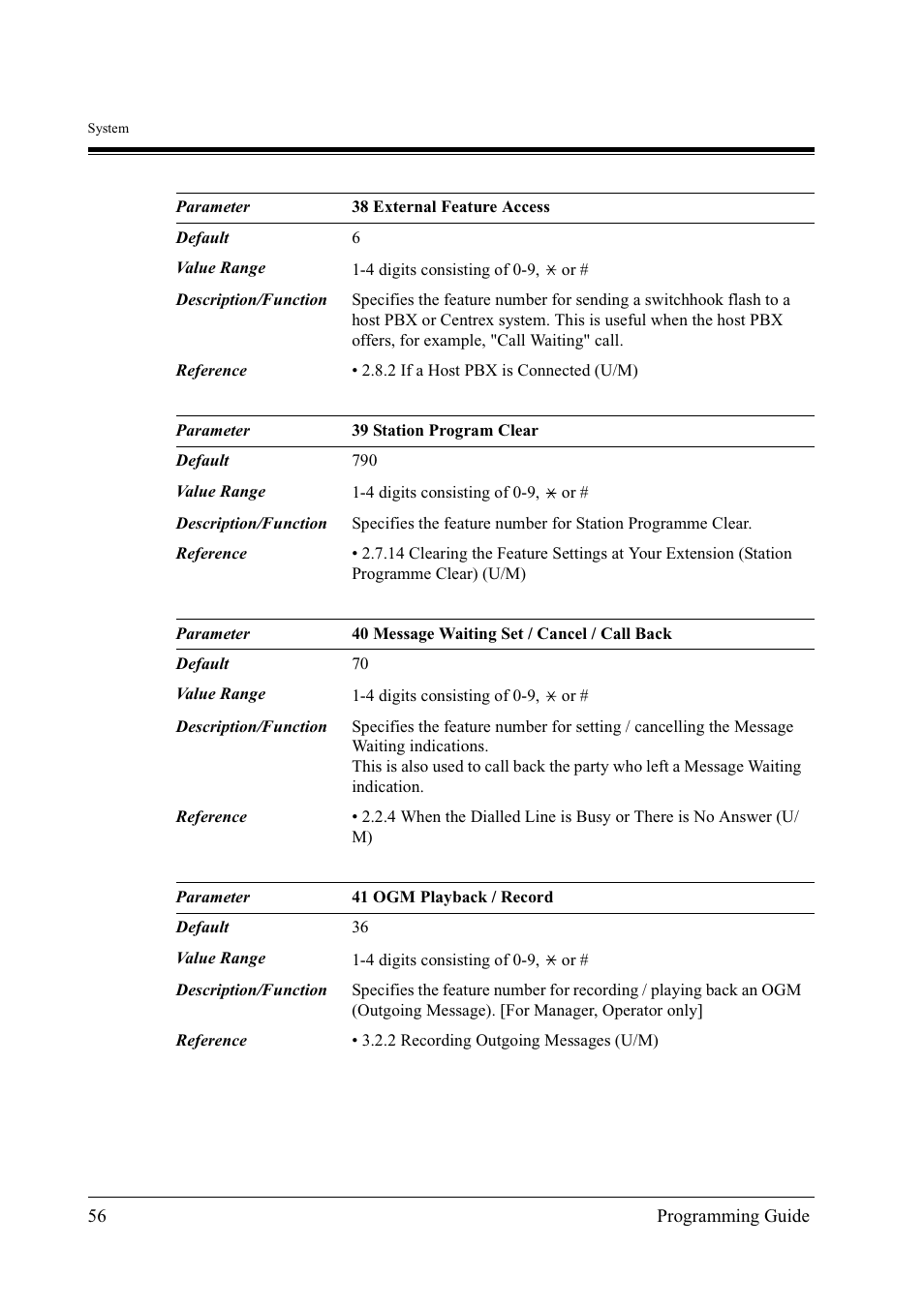 Panasonic KX-TD500 User Manual | Page 56 / 394