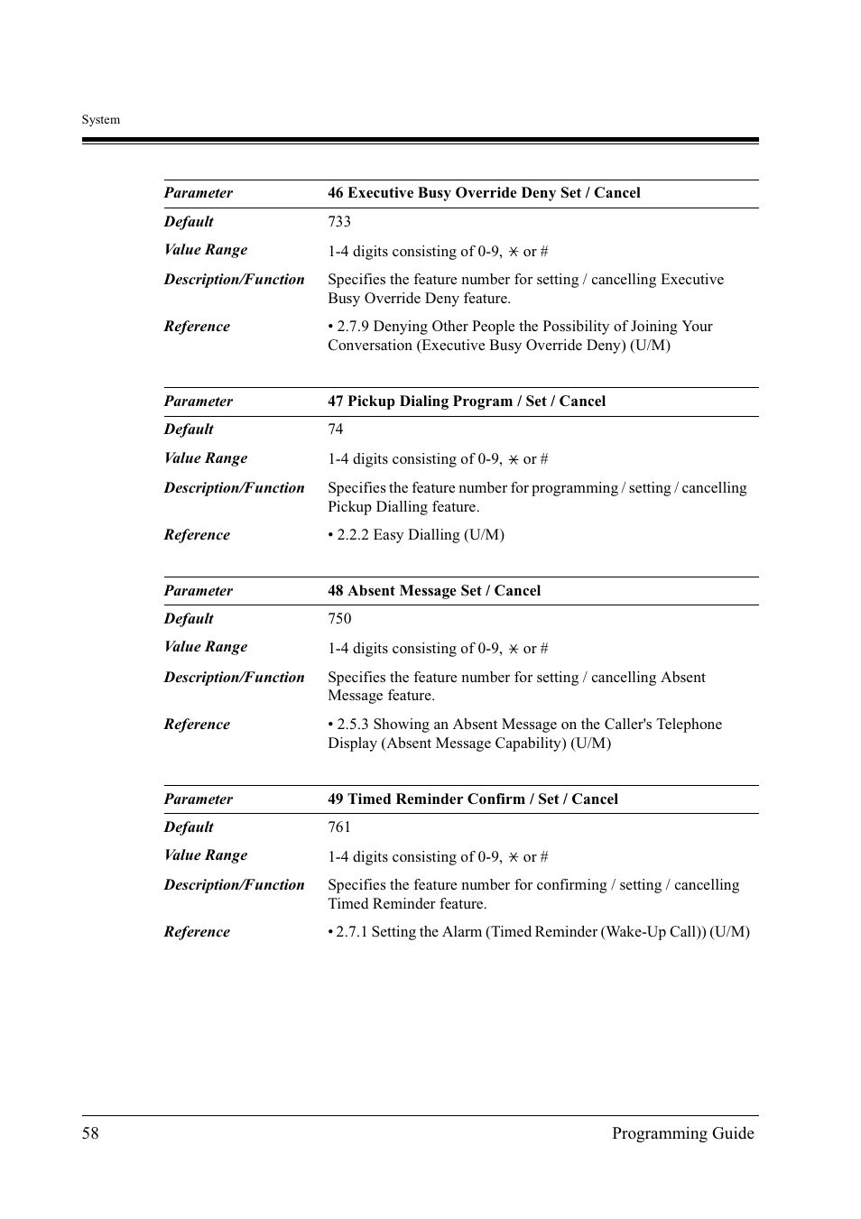 Panasonic KX-TD500 User Manual | Page 58 / 394