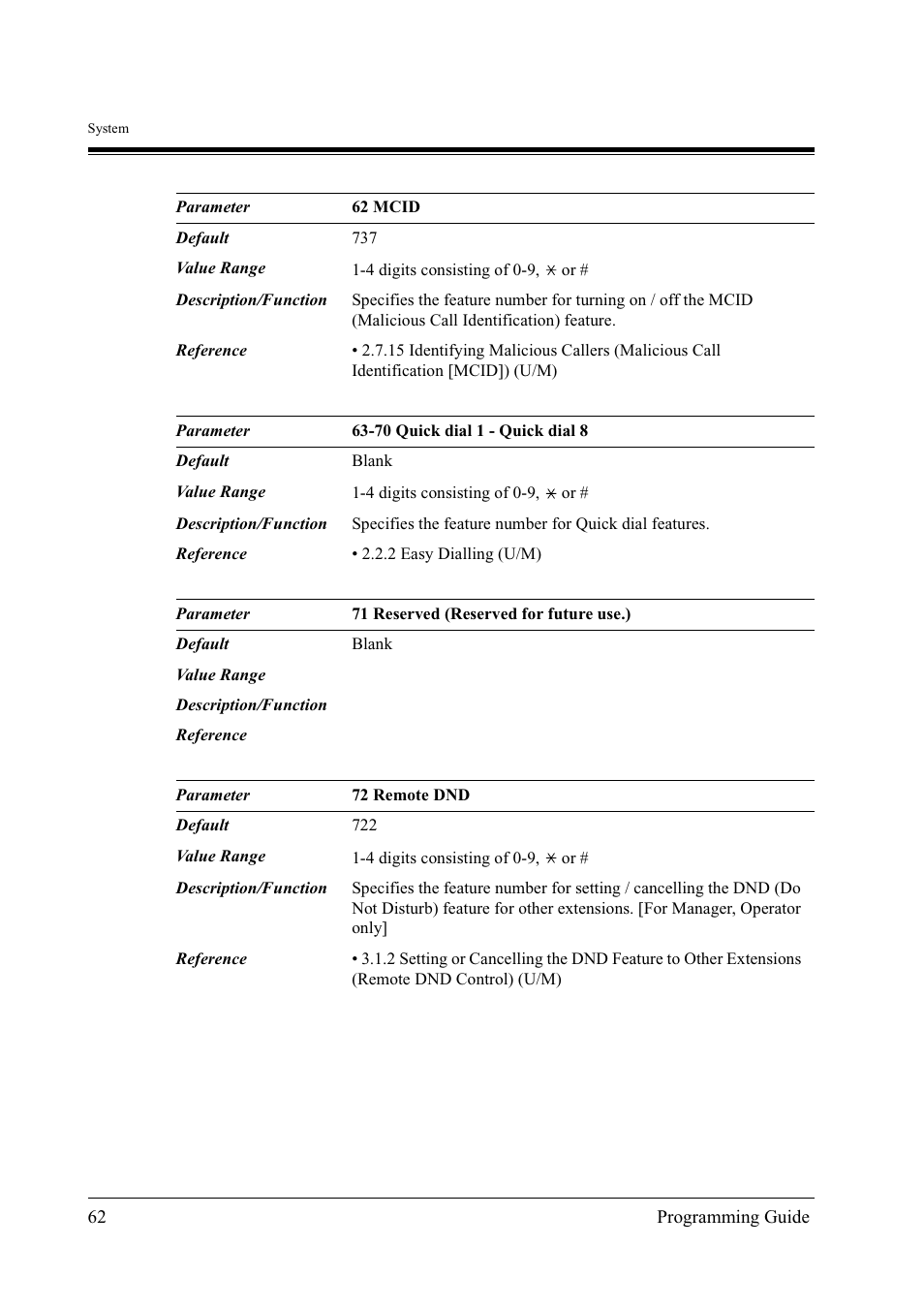 Panasonic KX-TD500 User Manual | Page 62 / 394