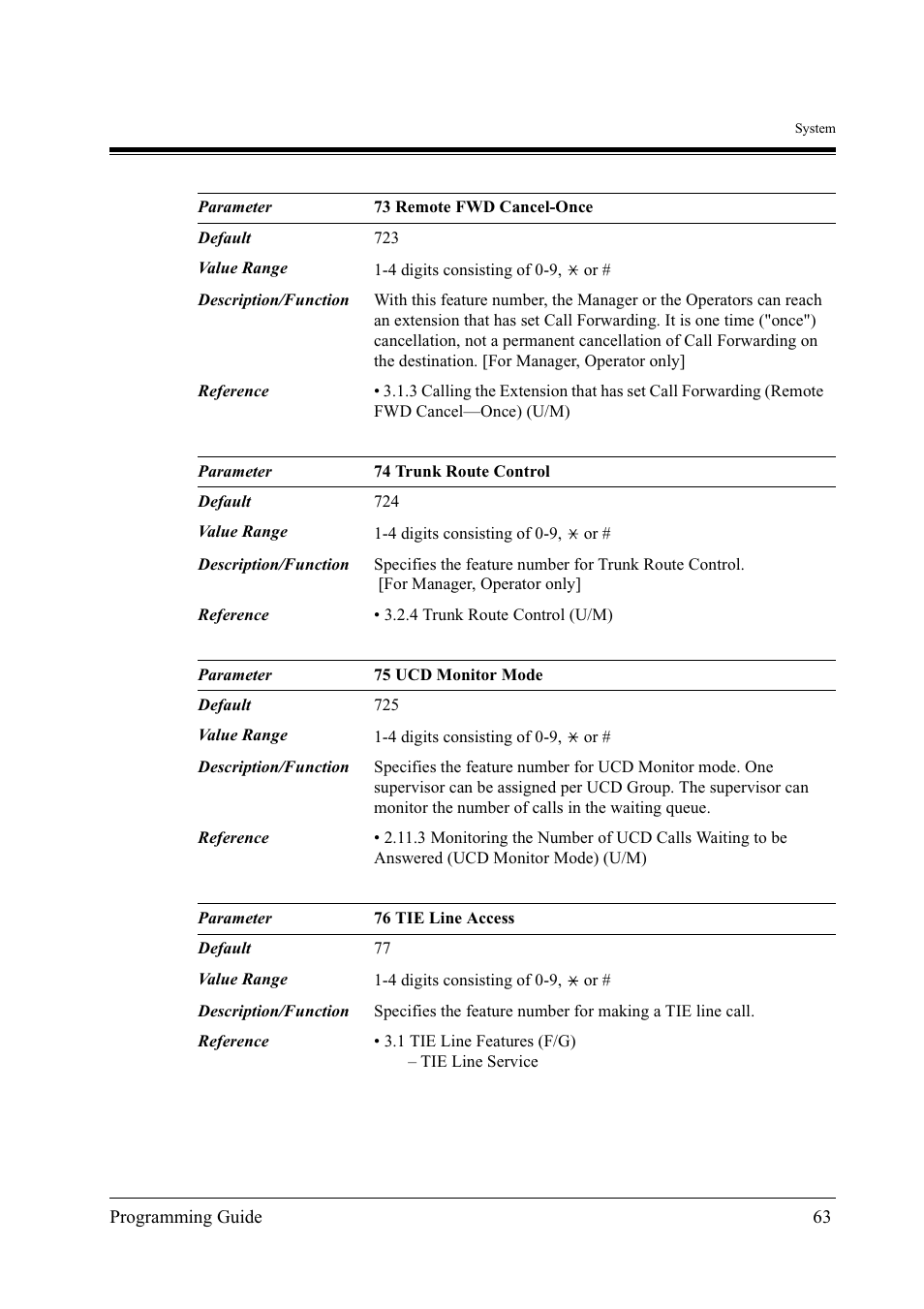 Panasonic KX-TD500 User Manual | Page 63 / 394