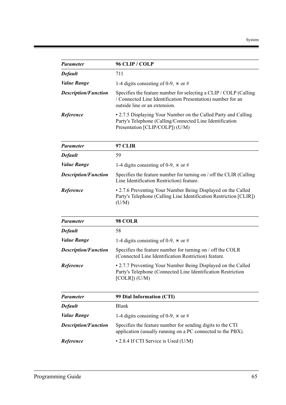 Panasonic KX-TD500 User Manual | Page 65 / 394