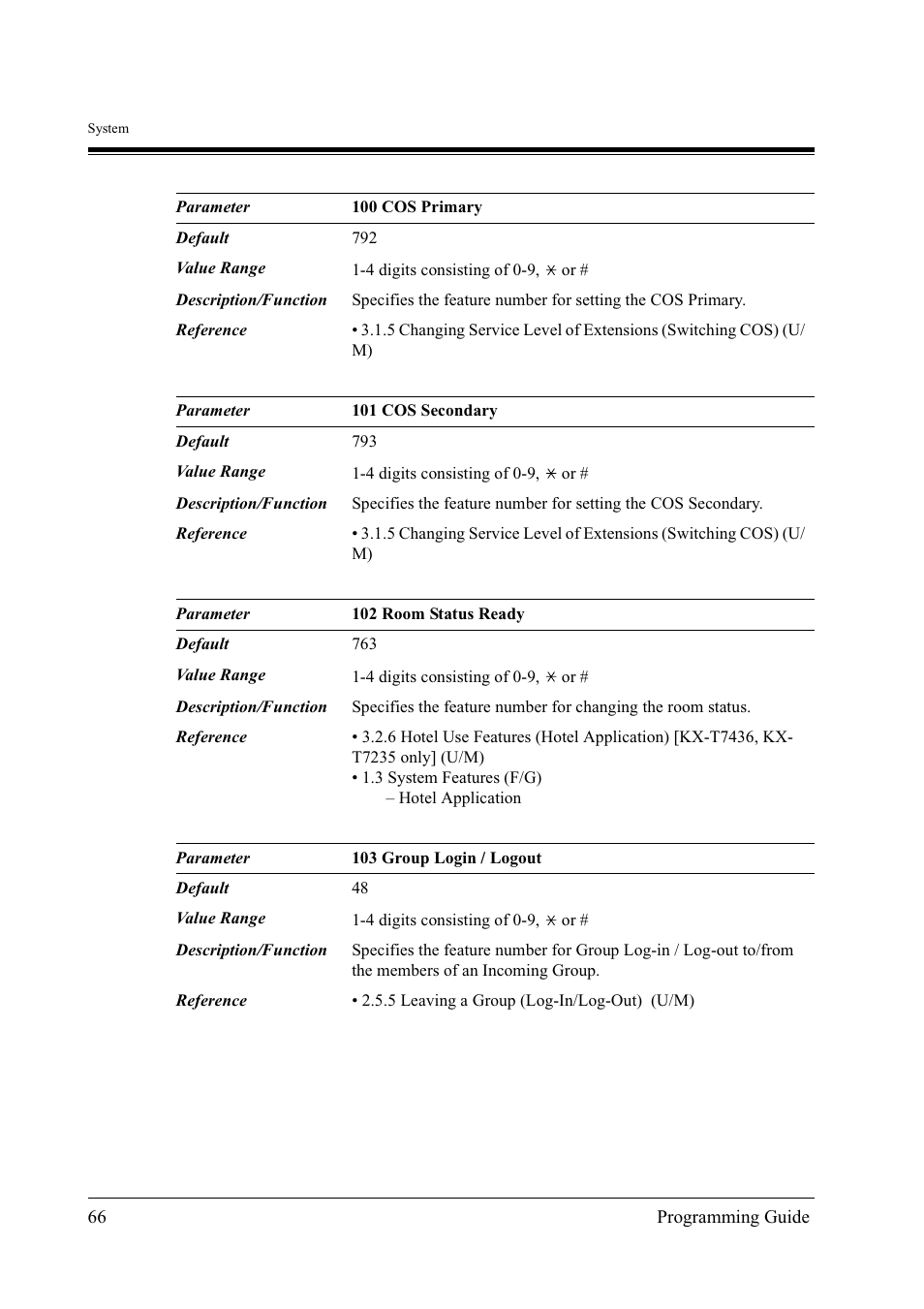 Panasonic KX-TD500 User Manual | Page 66 / 394