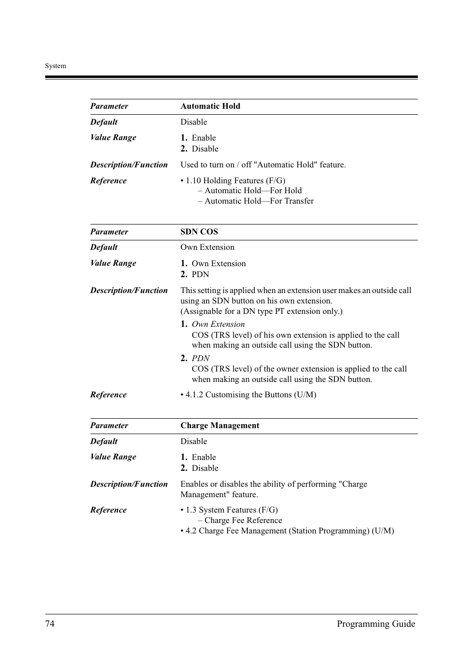 Panasonic KX-TD500 User Manual | Page 74 / 394