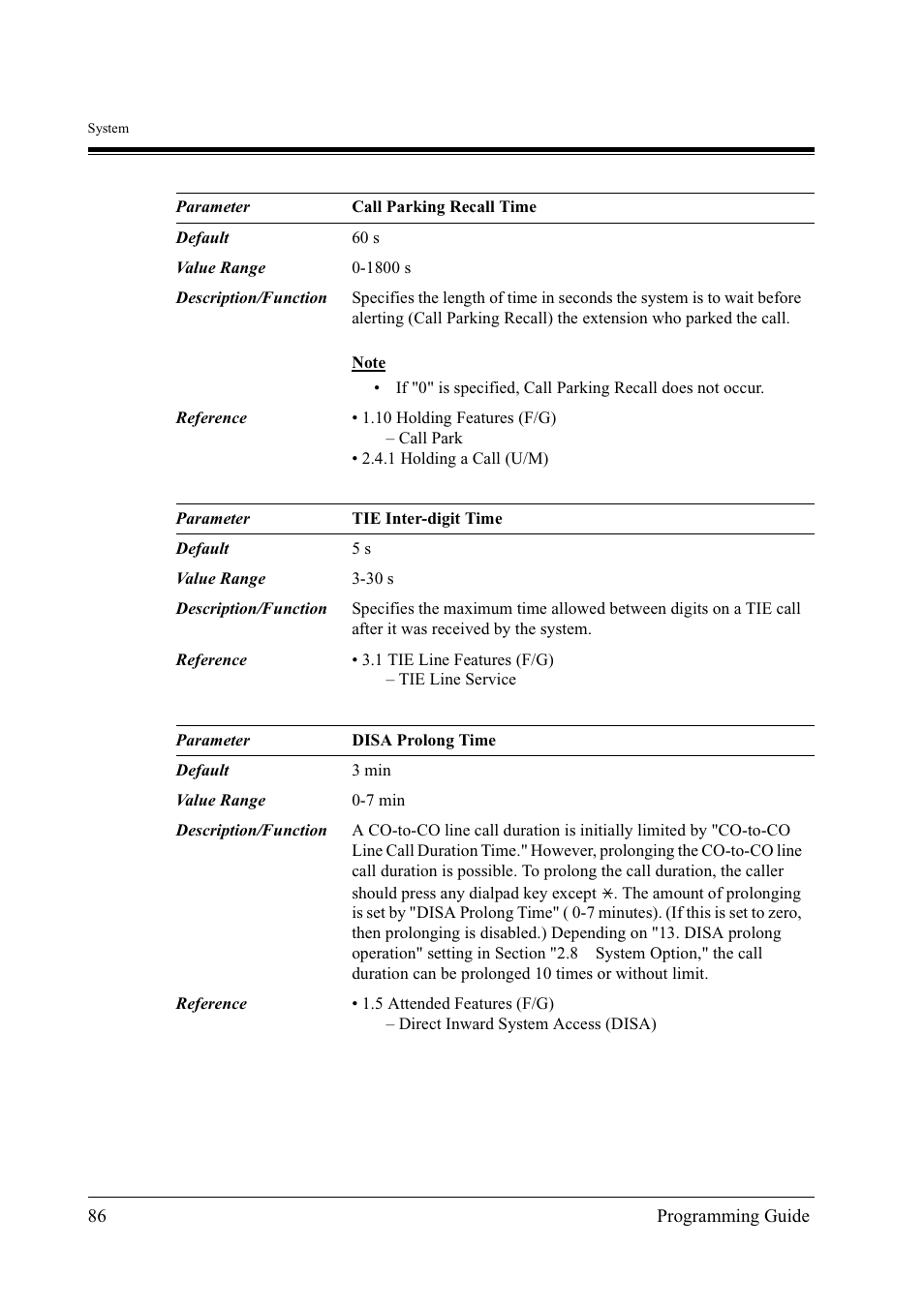 Panasonic KX-TD500 User Manual | Page 86 / 394