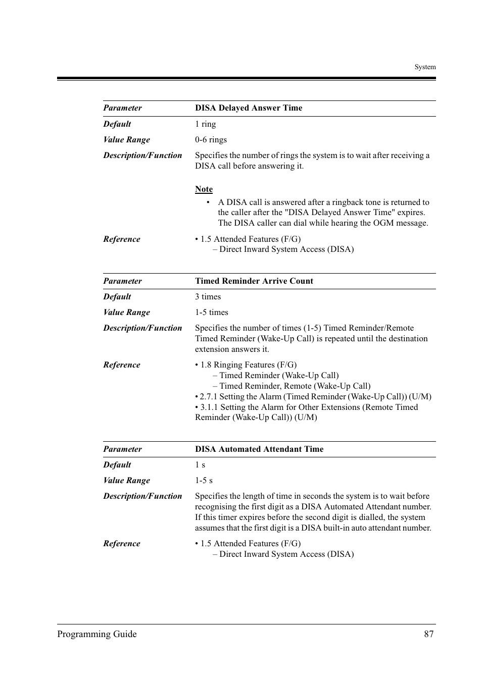 Panasonic KX-TD500 User Manual | Page 87 / 394