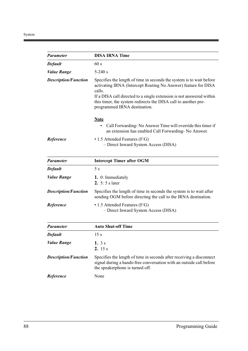 Panasonic KX-TD500 User Manual | Page 88 / 394