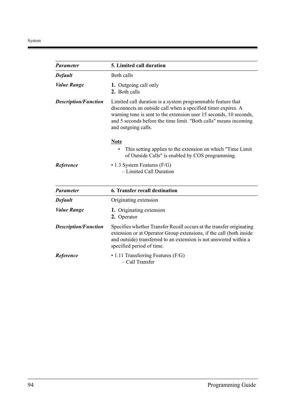 Panasonic KX-TD500 User Manual | Page 94 / 394