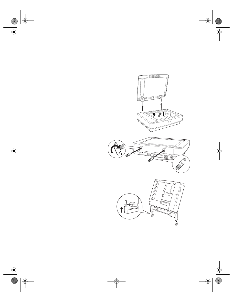 Installing the automatic document feeder | Epson 10000XL User Manual | Page 54 / 96