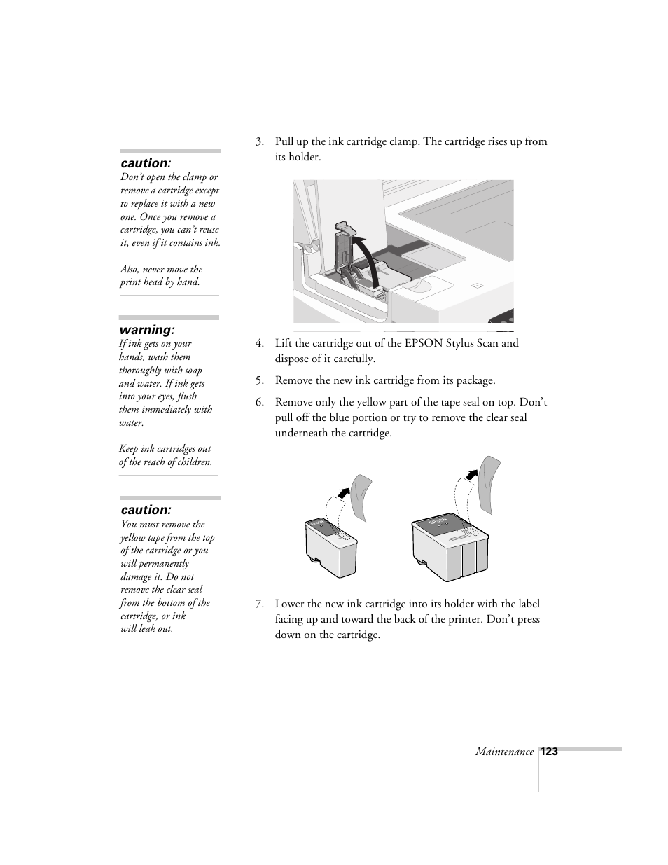 Epson 2500 User Manual | Page 129 / 180