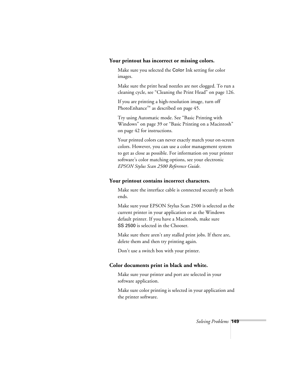 Epson 2500 User Manual | Page 155 / 180