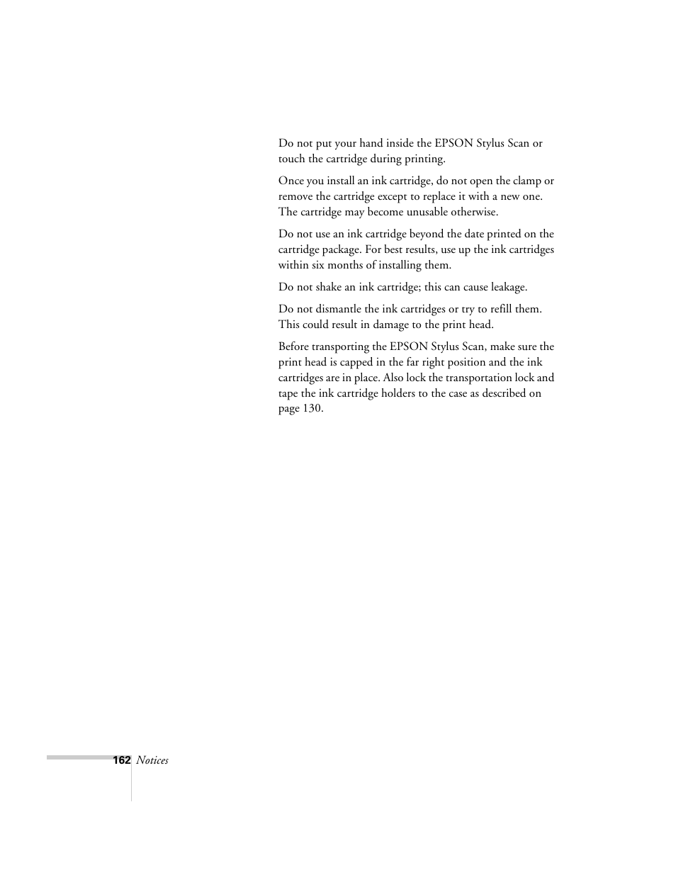 Epson 2500 User Manual | Page 168 / 180
