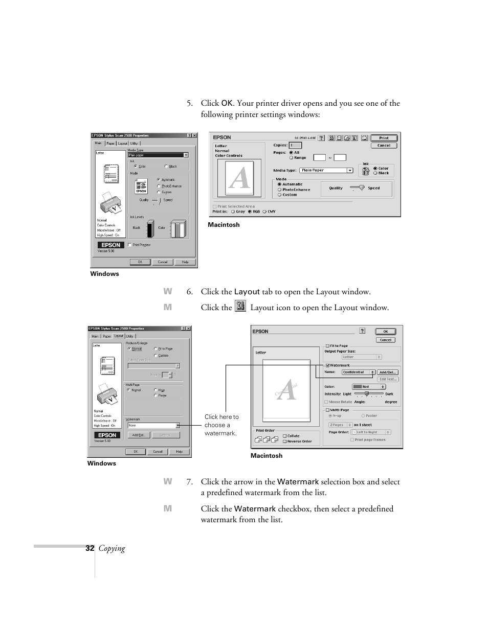 Epson 2500 User Manual | Page 38 / 180