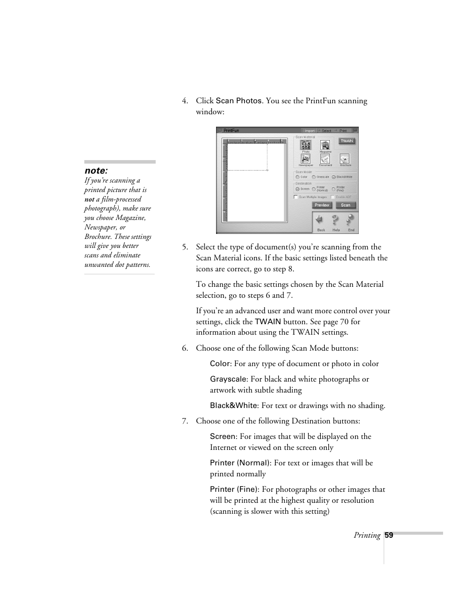 Epson 2500 User Manual | Page 65 / 180