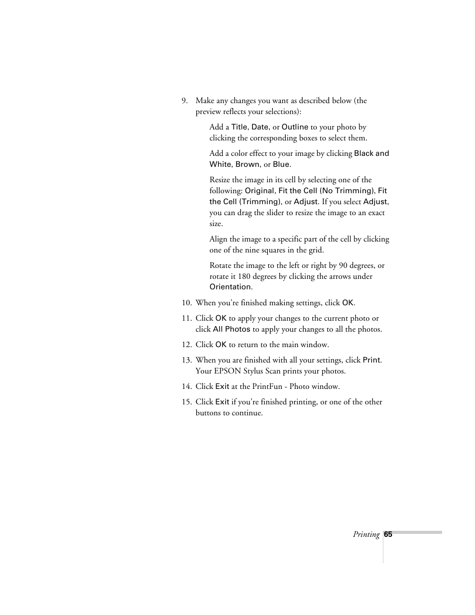 Epson 2500 User Manual | Page 71 / 180