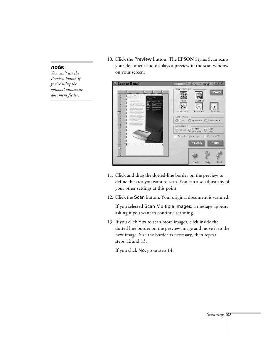 Epson 2500 User Manual | Page 93 / 180