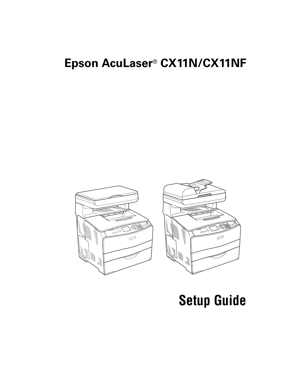 Epson AcuLaser CX11N User Manual | 32 pages
