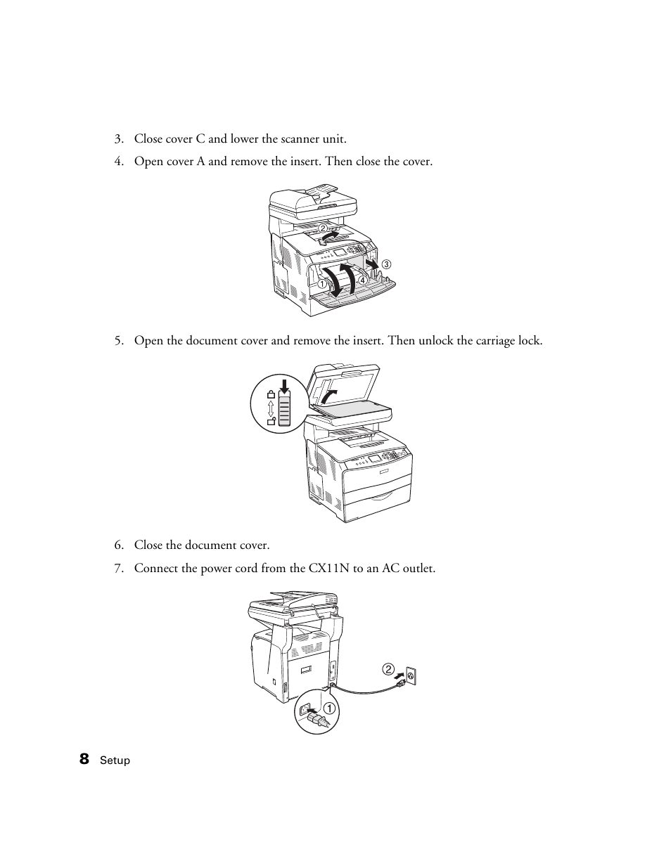 Epson AcuLaser CX11N User Manual | Page 8 / 32
