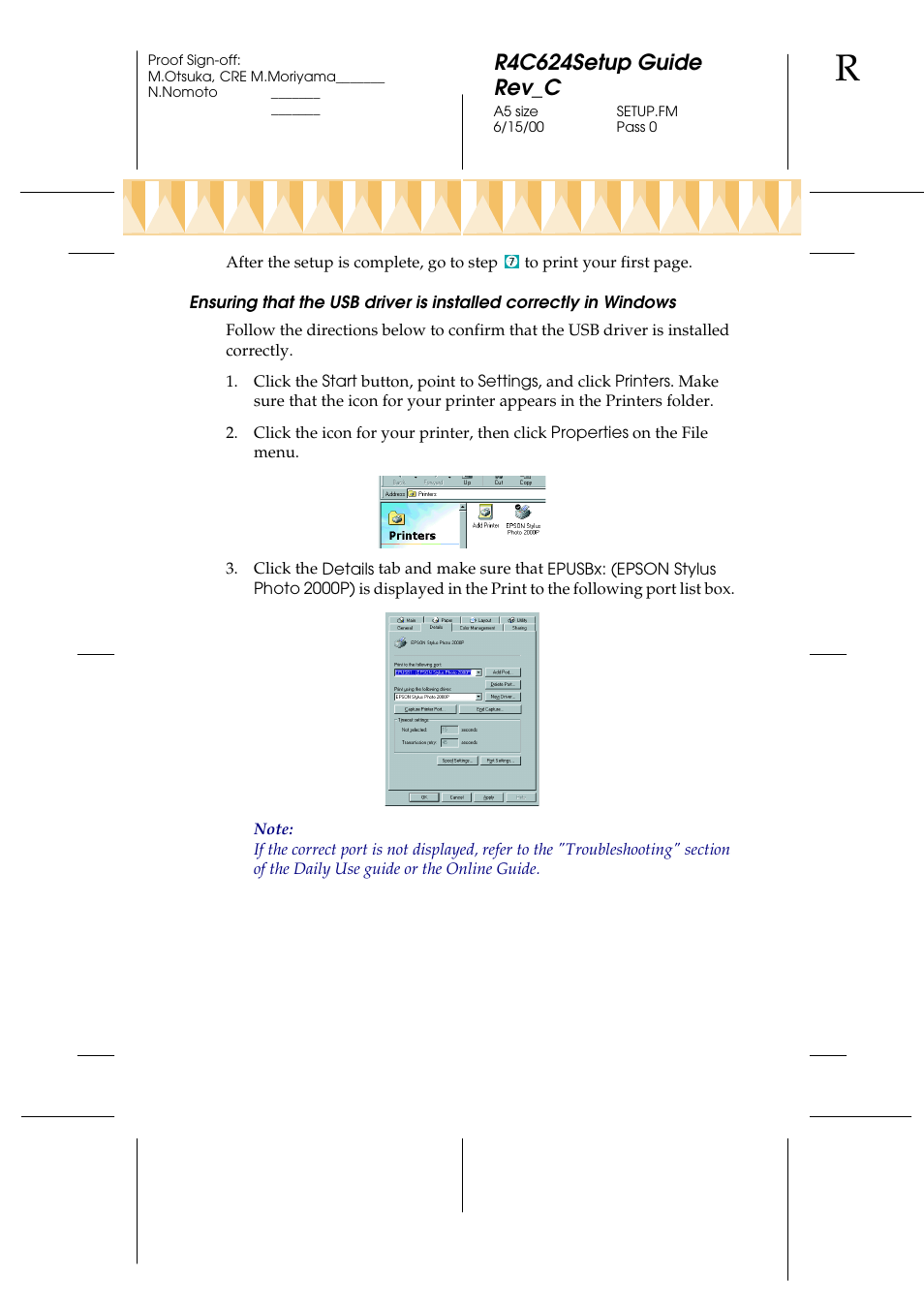 R4c624setup guide rev_c | Epson 2000P User Manual | Page 7 / 16