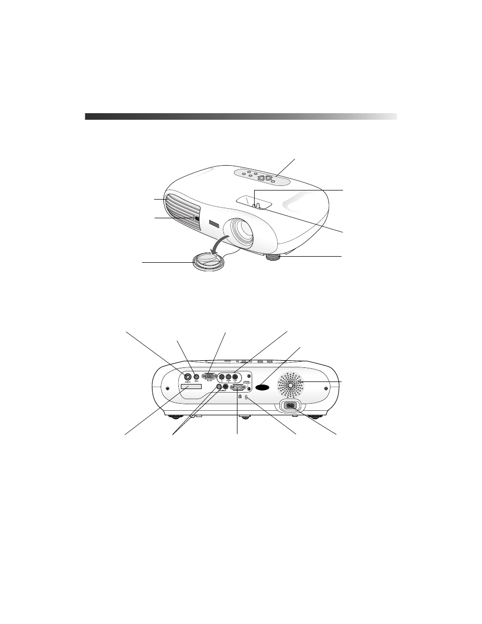 Projector parts | Epson CPD-17904 User Manual | Page 8 / 48