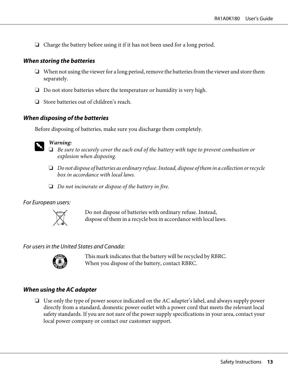 Epson P-7000 User Manual | Page 13 / 116