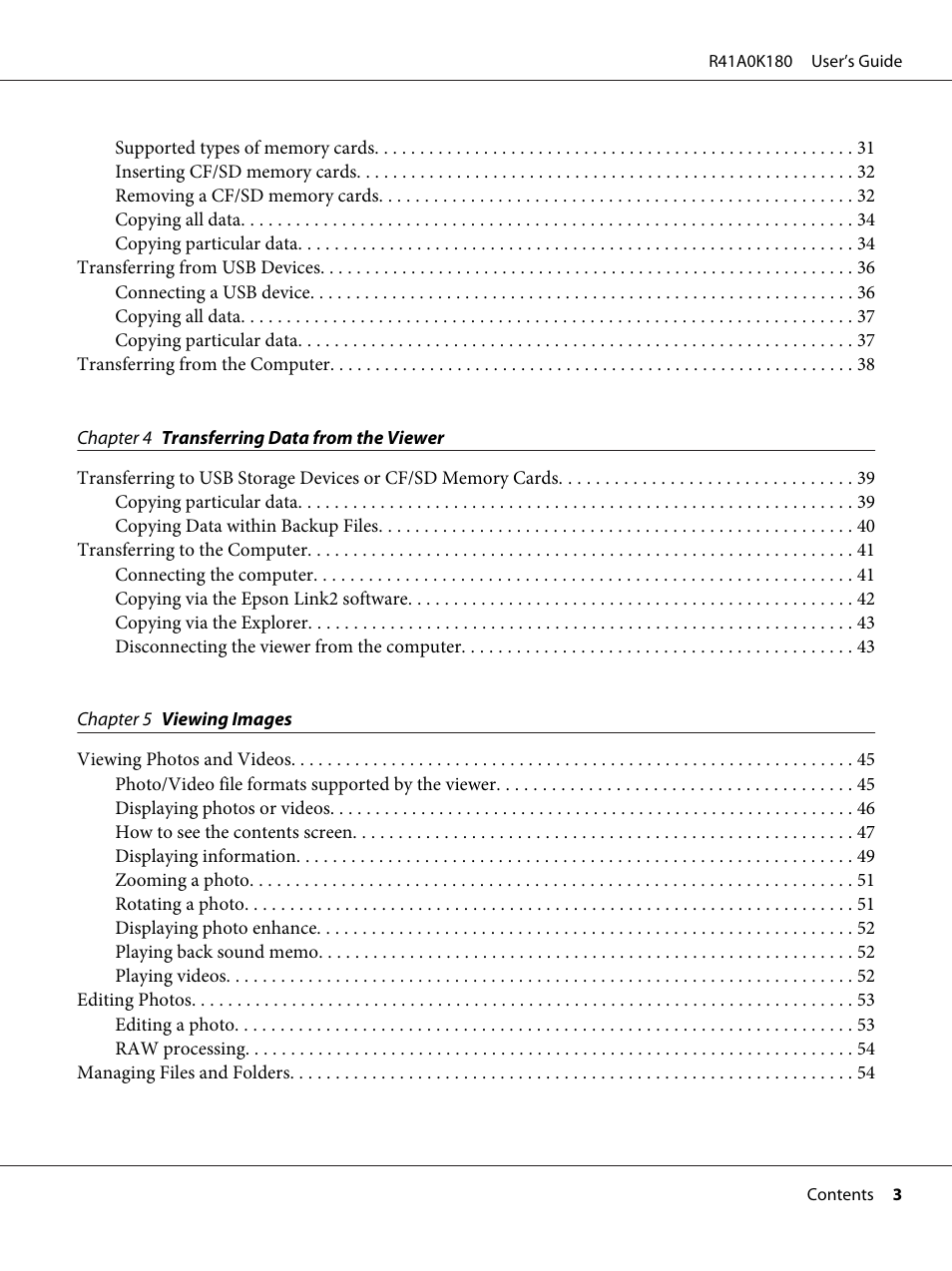 Epson P-7000 User Manual | Page 3 / 116