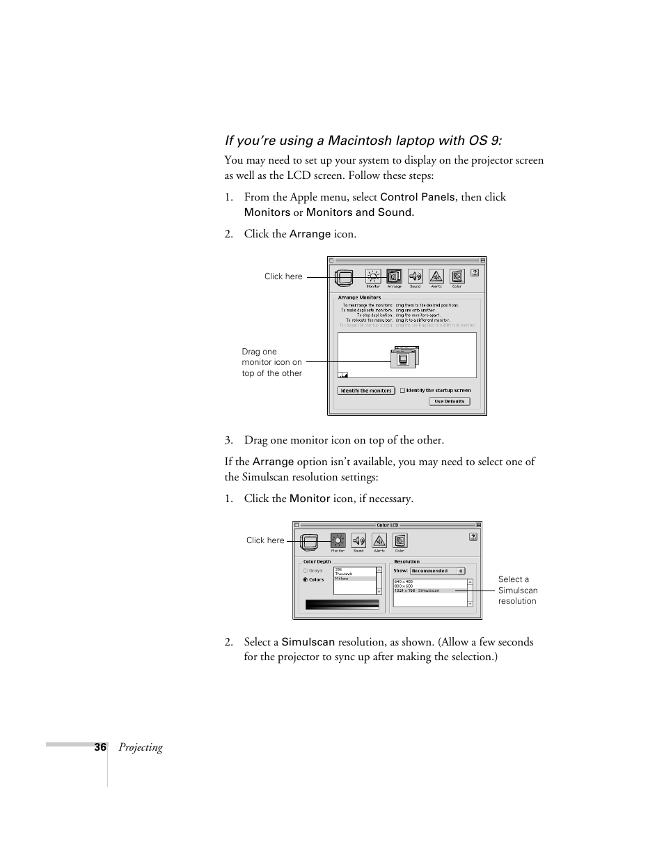 Epson 76C User Manual | Page 36 / 111