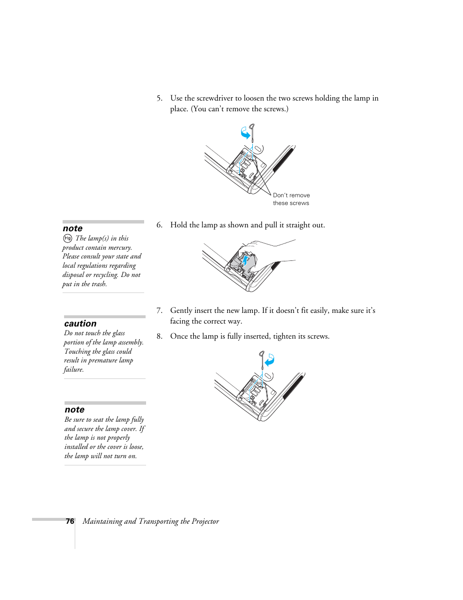 Epson 76C User Manual | Page 76 / 111