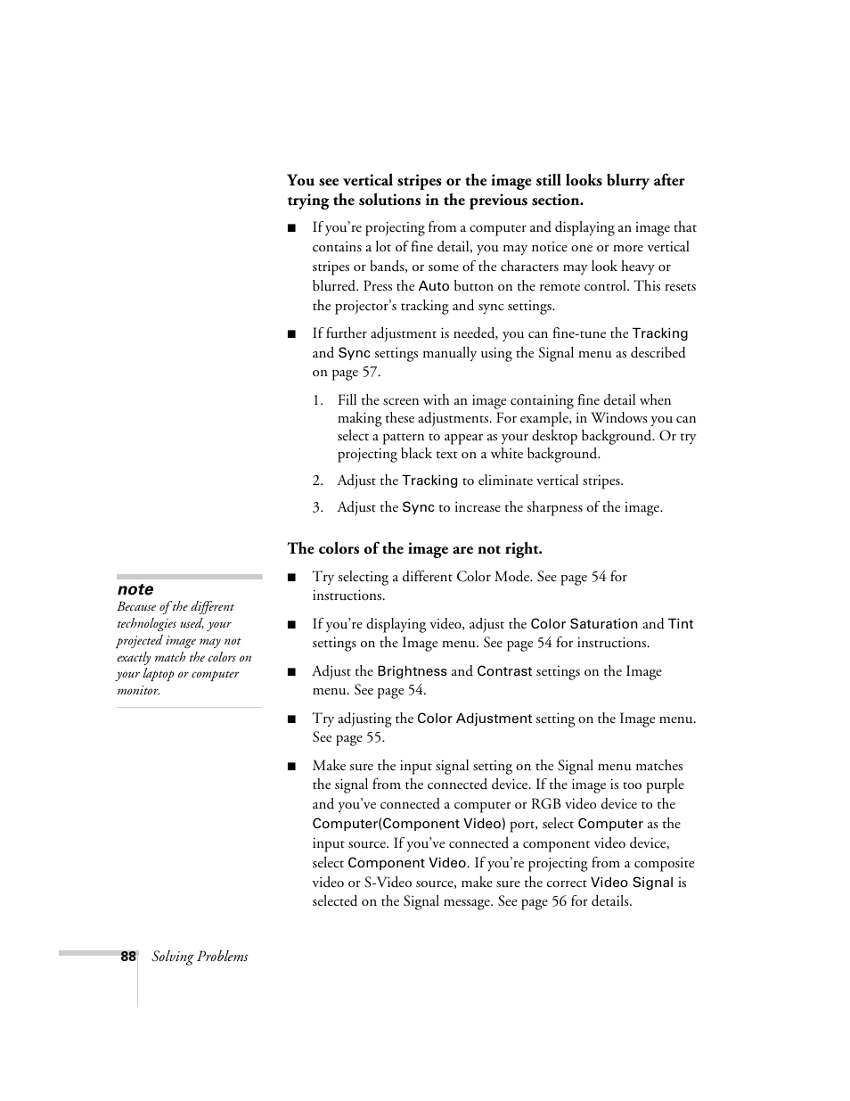 Epson 76C User Manual | Page 88 / 111