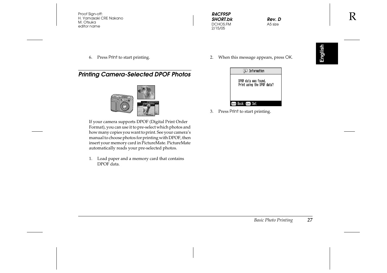 Epson PictureMate 500 User Manual | Page 27 / 90