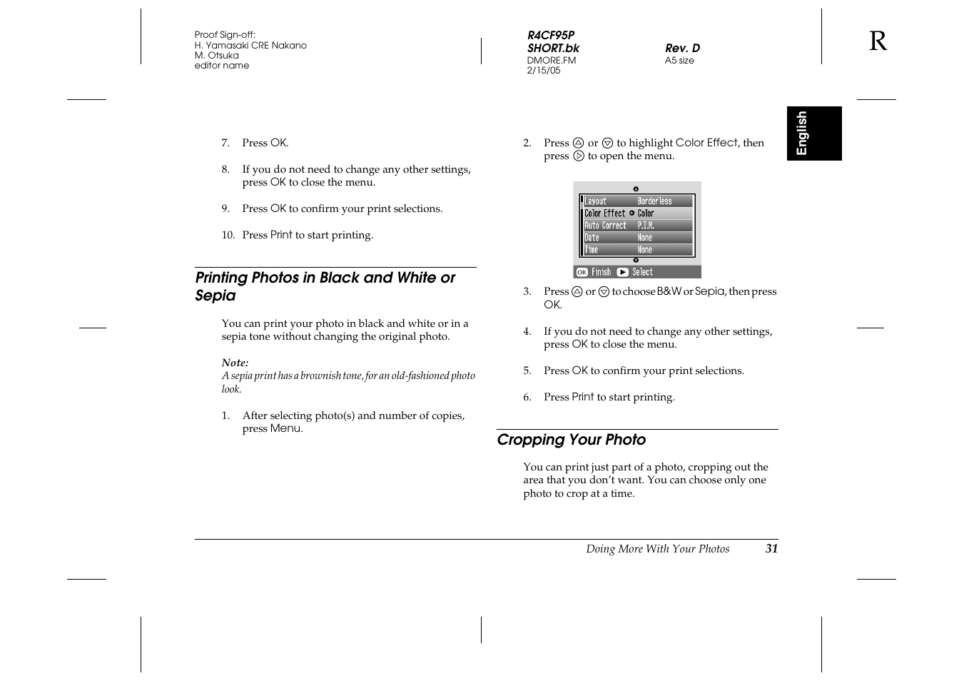 Epson PictureMate 500 User Manual | Page 31 / 90