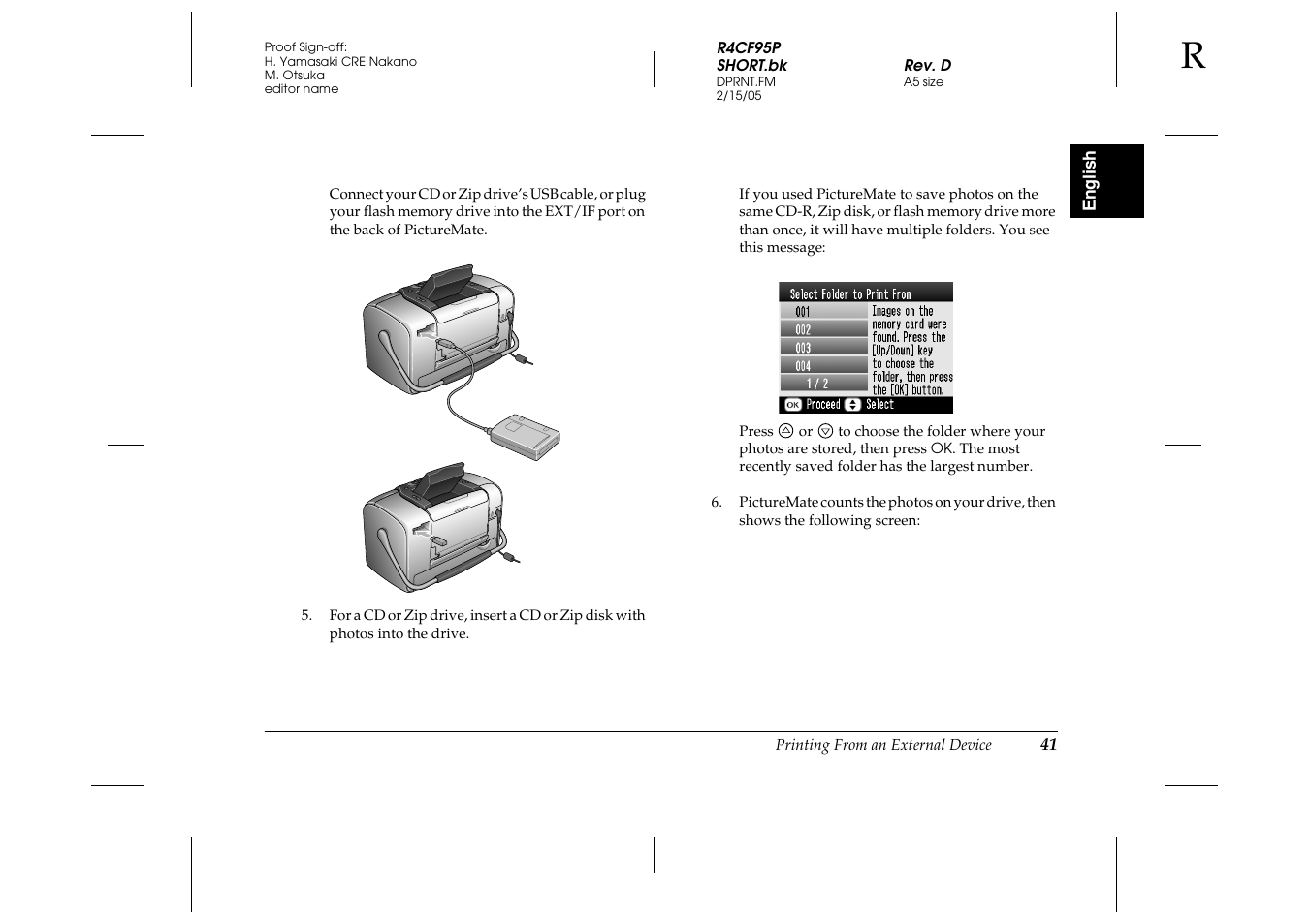 Epson PictureMate 500 User Manual | Page 41 / 90