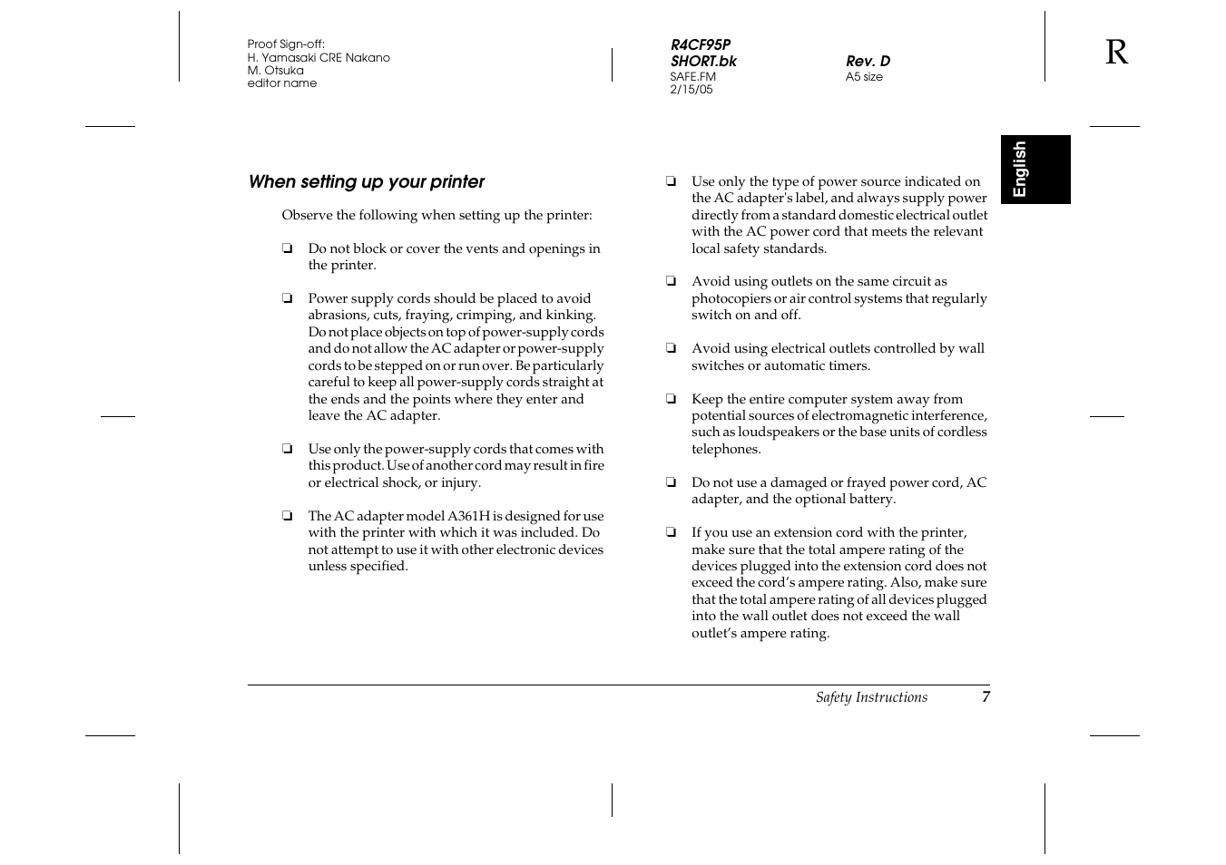 Epson PictureMate 500 User Manual | Page 7 / 90