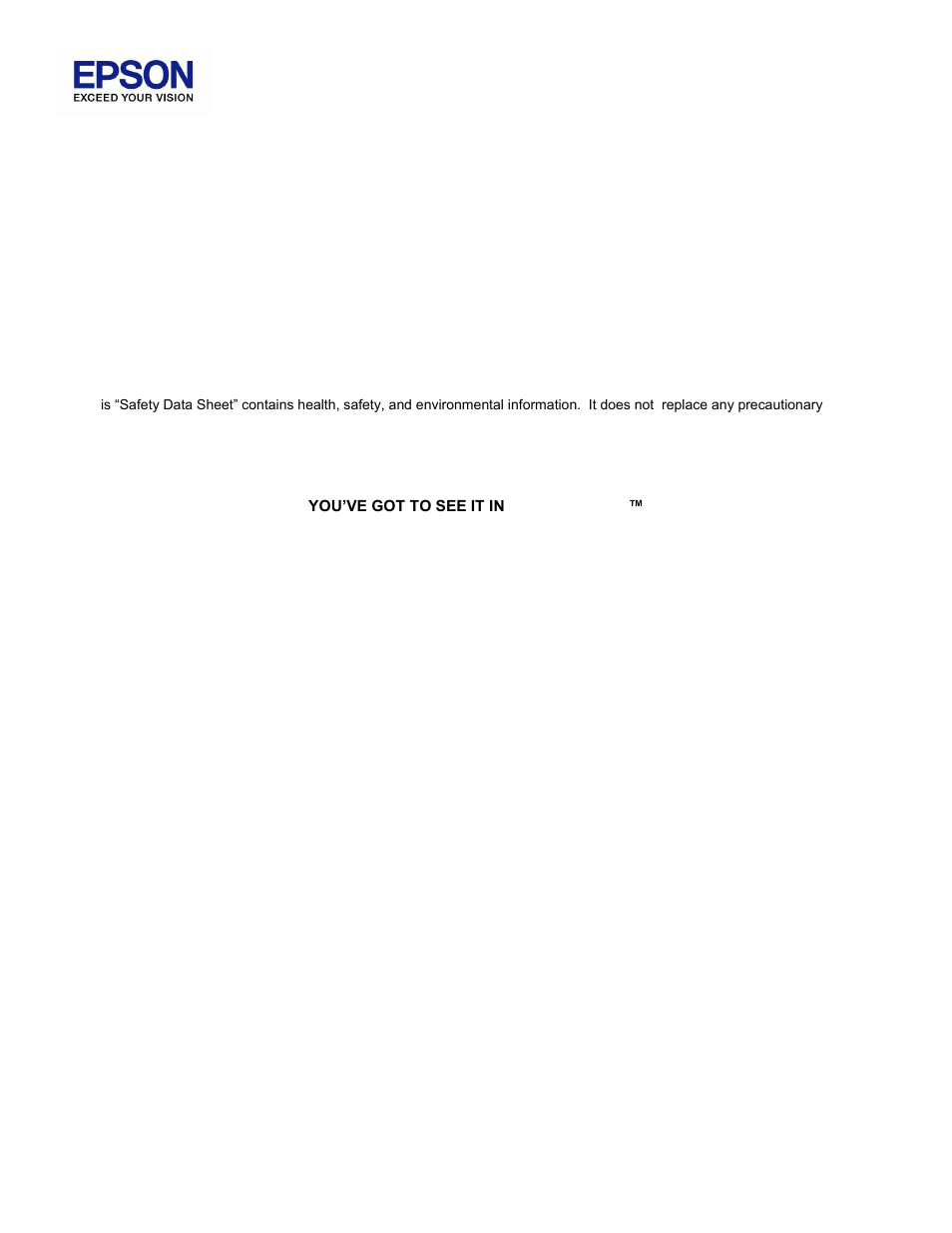 Epson MSDS T544700 User Manual | Page 4 / 4