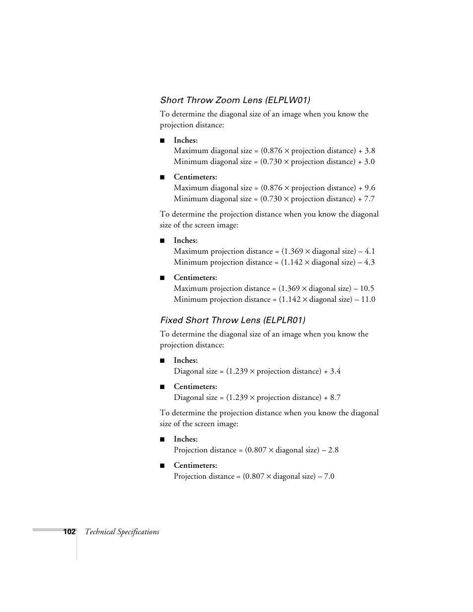 Epson 8200i User Manual | Page 108 / 122