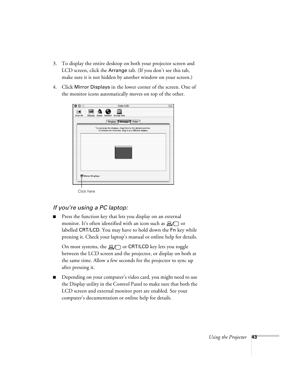 Epson 8200i User Manual | Page 49 / 122