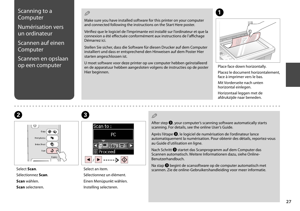 Epson Stylus TX210 series User Manual | Page 27 / 52